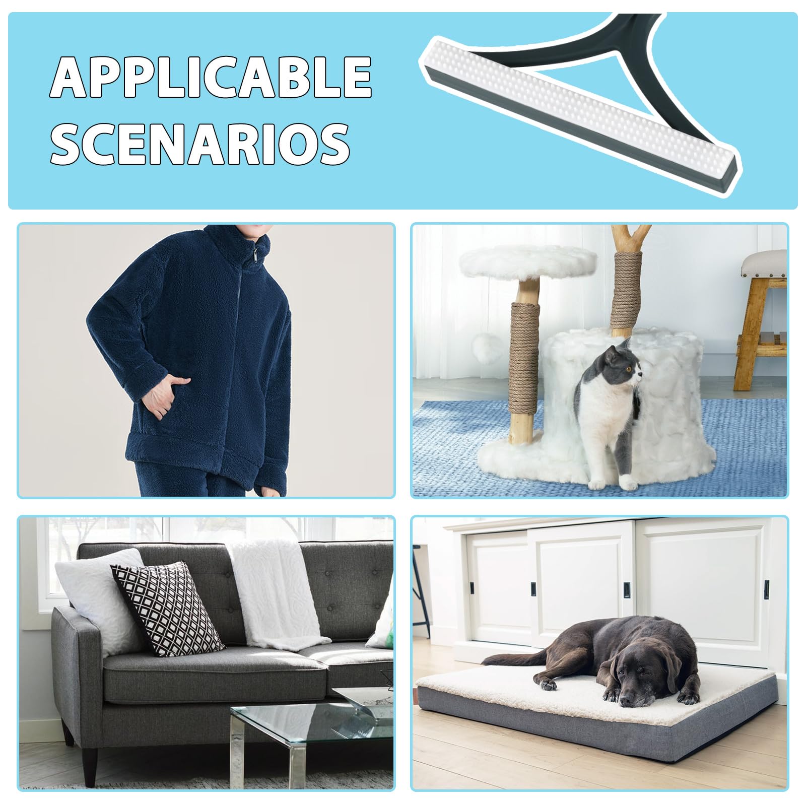 WOSWOK durable metal construction for long-lasting cleaning tools.