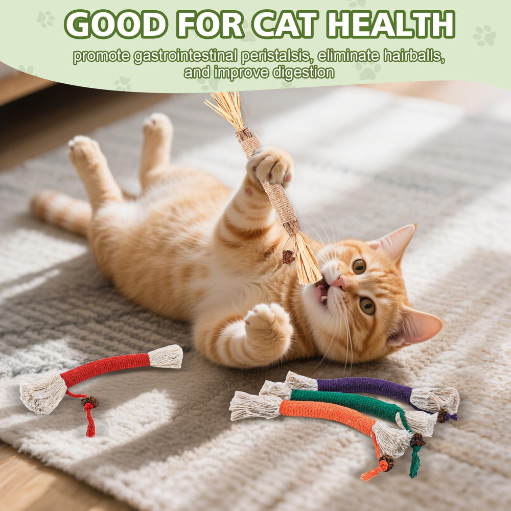 WOUSEDO cotton rope and raffia toy promotes chewing and dental hygiene