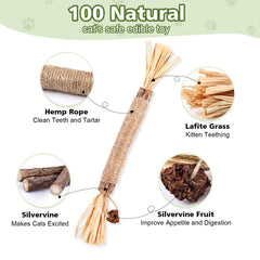 WOUSEDO sisal rope toys showcase durable texture for teething and interactive play