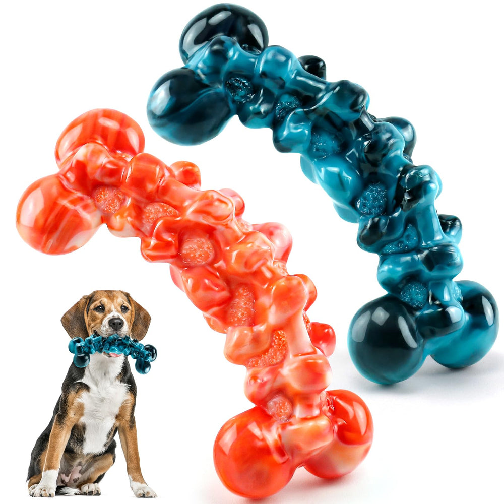 WOWBALA dog chew toy bone design keeps aggressive chewers engaged during play