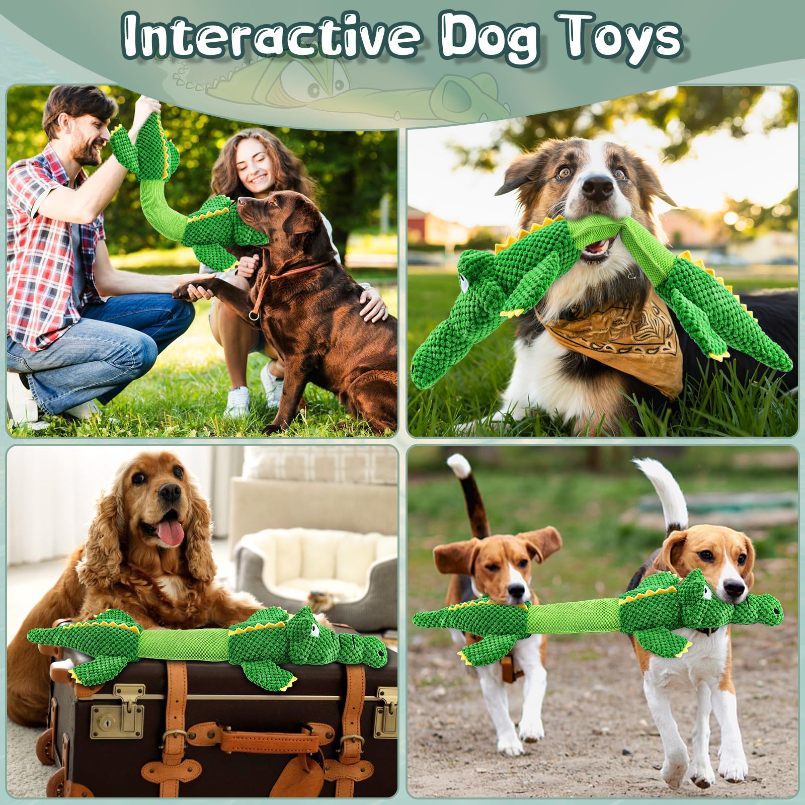WOWBALA durable plush toy designed for large breeds and tough play sessions