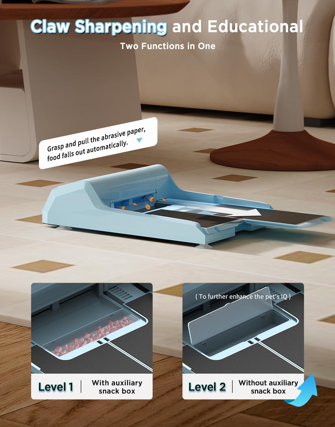 WOWOOF PET interactive enrichment for IQ training and slow-feeder meals.