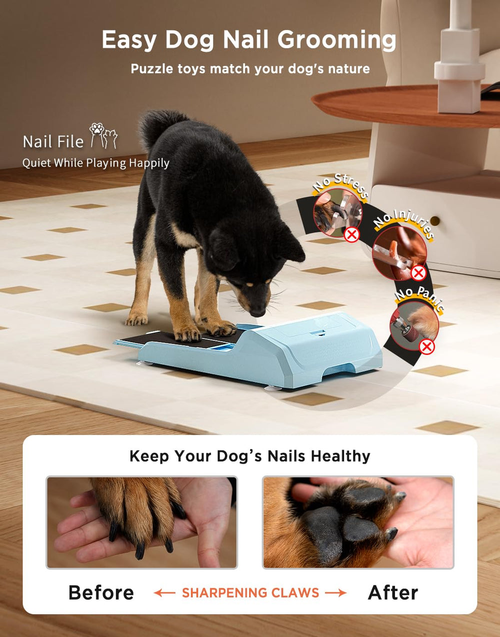 WOWOOF PET treat-puzzle toy boosts mental engagement during play.