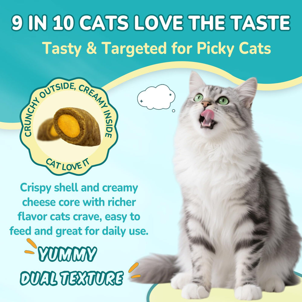 Woyamay Cat Allergy Relief bottle label highlights quercetin and turmeric for irritation support.