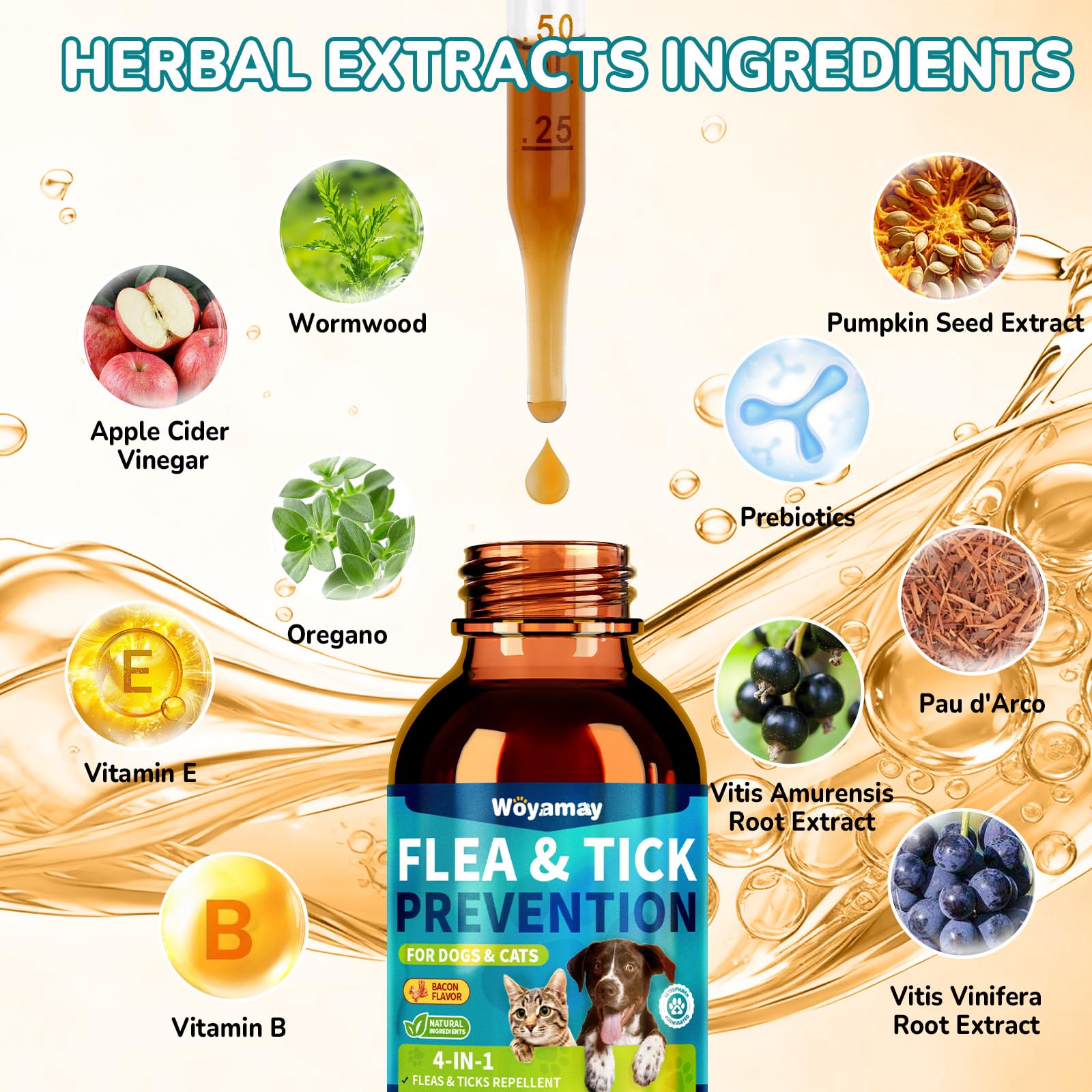 Woyamay prebiotics support digestion when mixed with meals.