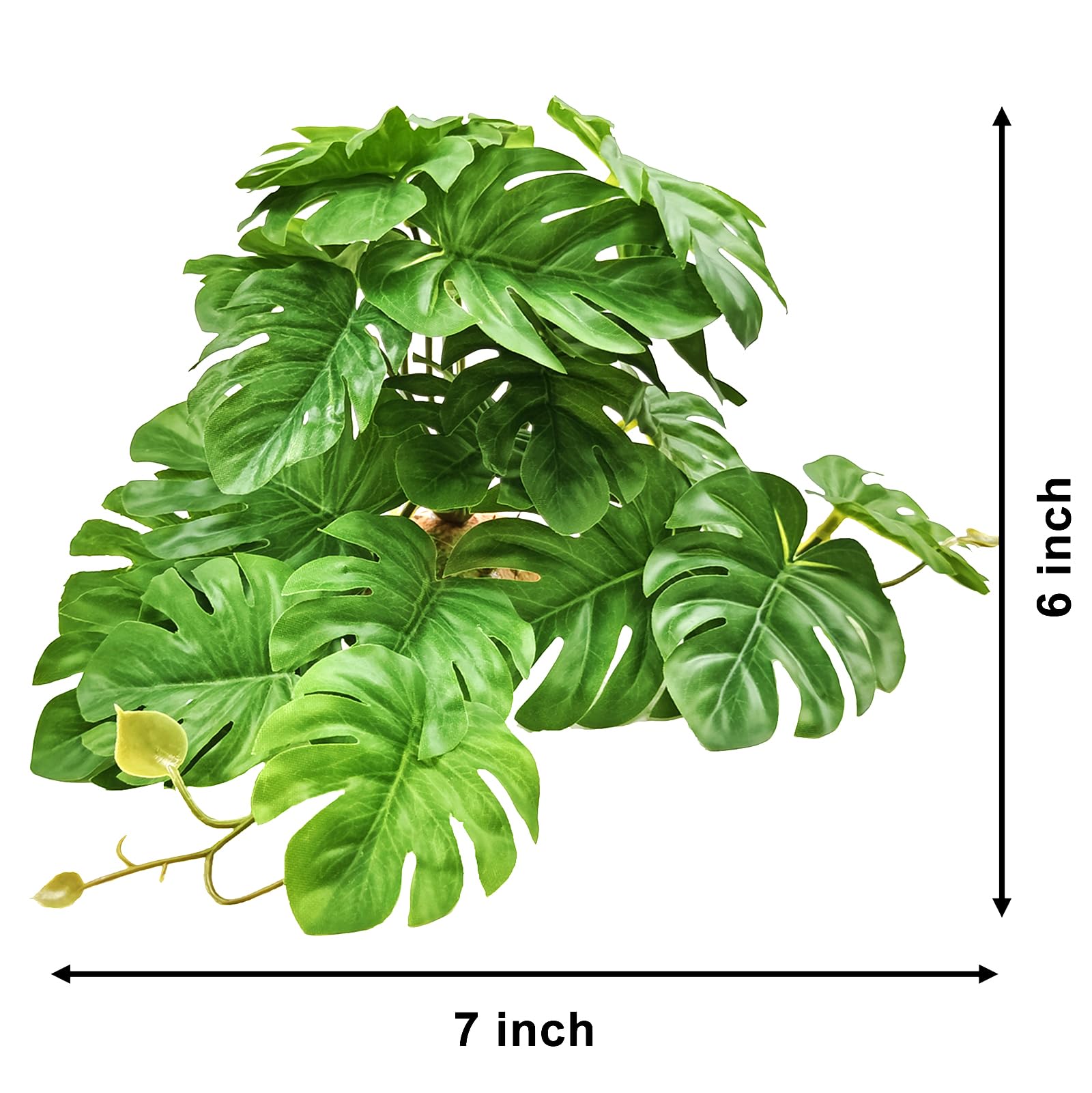 Woyrise artificial plant material is easy to clean and fade-resistant