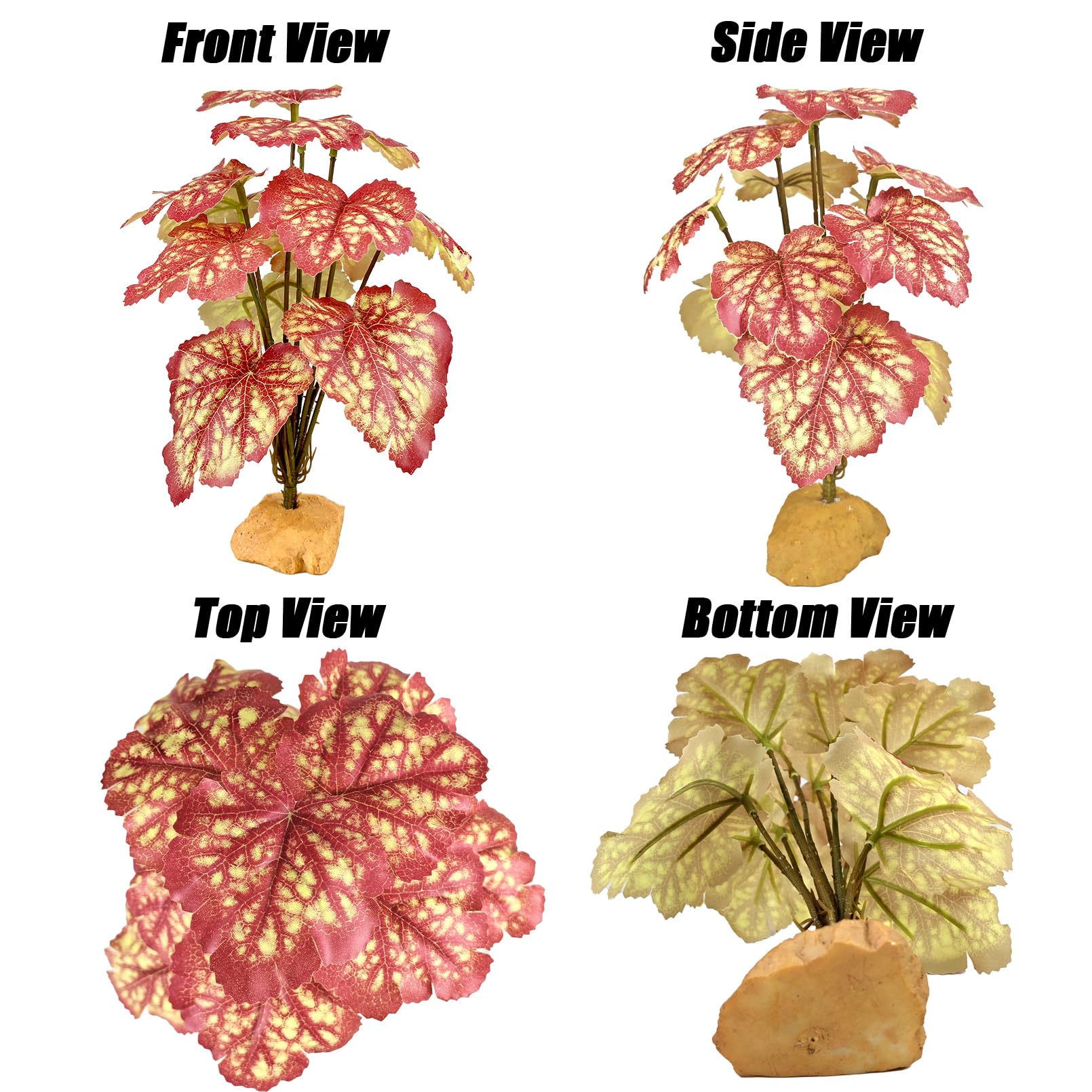 Woyrise Reptile Plants easy cleaning reduces maintenance time.