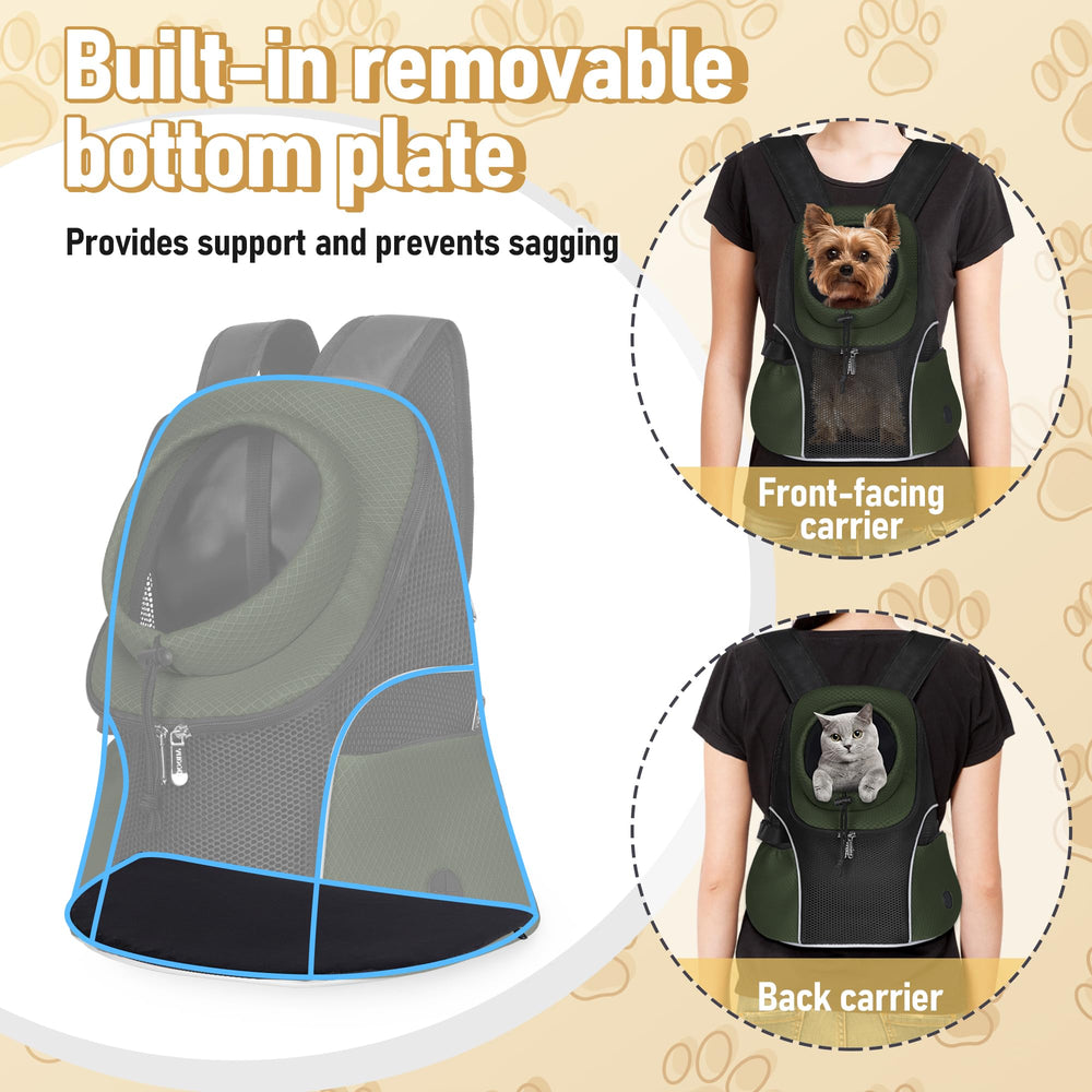 WOYYHO backpack back panel invisible storage bag keeps valuables accessible.