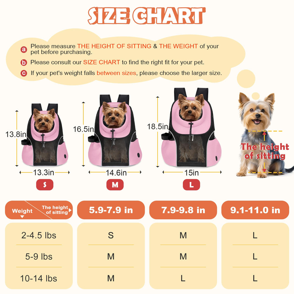 WOYYHO dog carrier backpack back pocket storage with dual-access zippers.