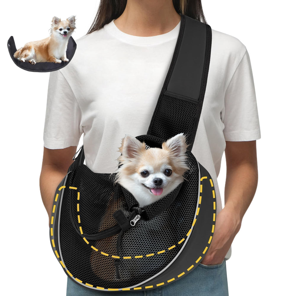 WOYYHO dog sling hands-free-travel enables easy, convenient adventures.
