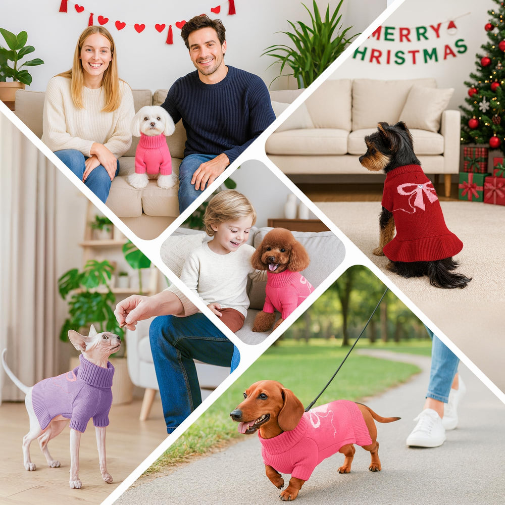 WOYYHO rose pink turtleneck view showing warm coverage