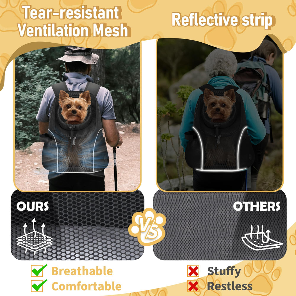 WOYYHO carrier side mesh panels promote airflow during outdoor adventures