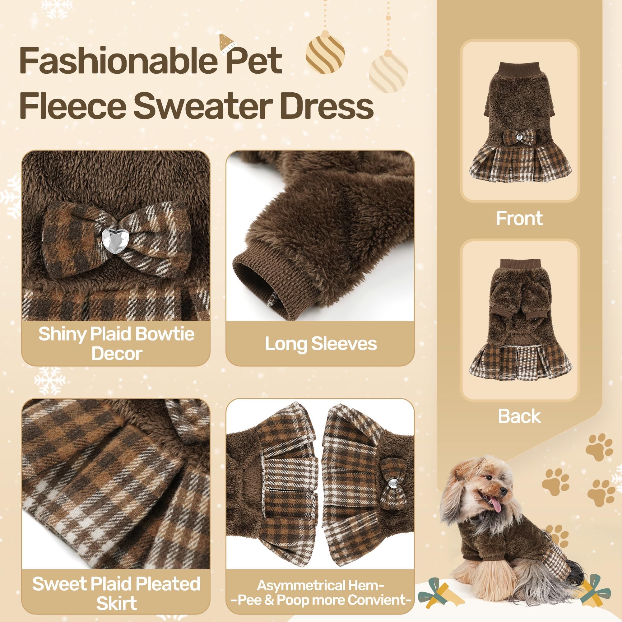 WOYYHO pullover design for easy on-and-off dressing