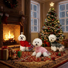 WOYYHO sweater dress with asymmetrical hem for comfortable movement