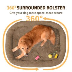 WOZOKE waterproof dog bed cover protects the mattress from spills