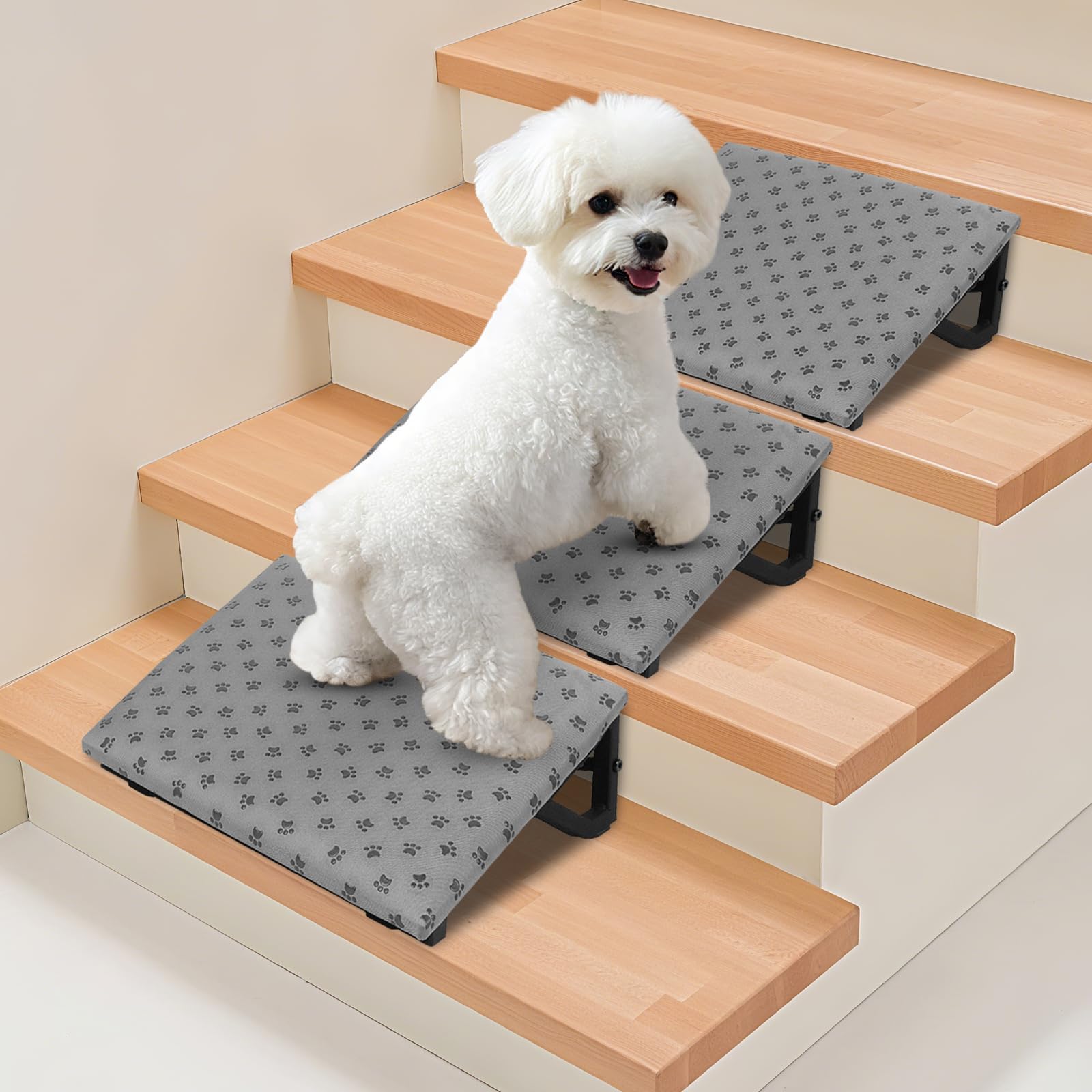 WPVPaw dog ramp assembly enables quick, tool-free setup for convenient home use.