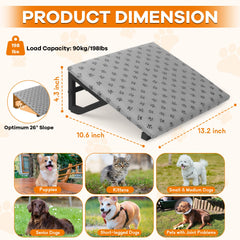 WPVPaw dog ramp foam-surface provides comfortable ascent for small dogs.