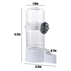 WQY GroceryShop bird water dispenser gravity-flow design minimizes spills during busy days.