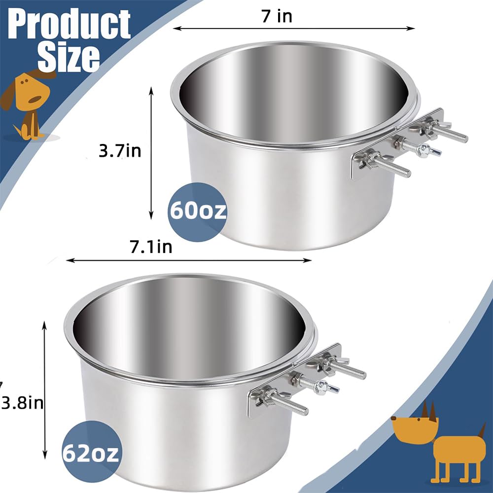 Wrifazaly stainless-steel dog bowl close-up shows rust-proof surface for durability.