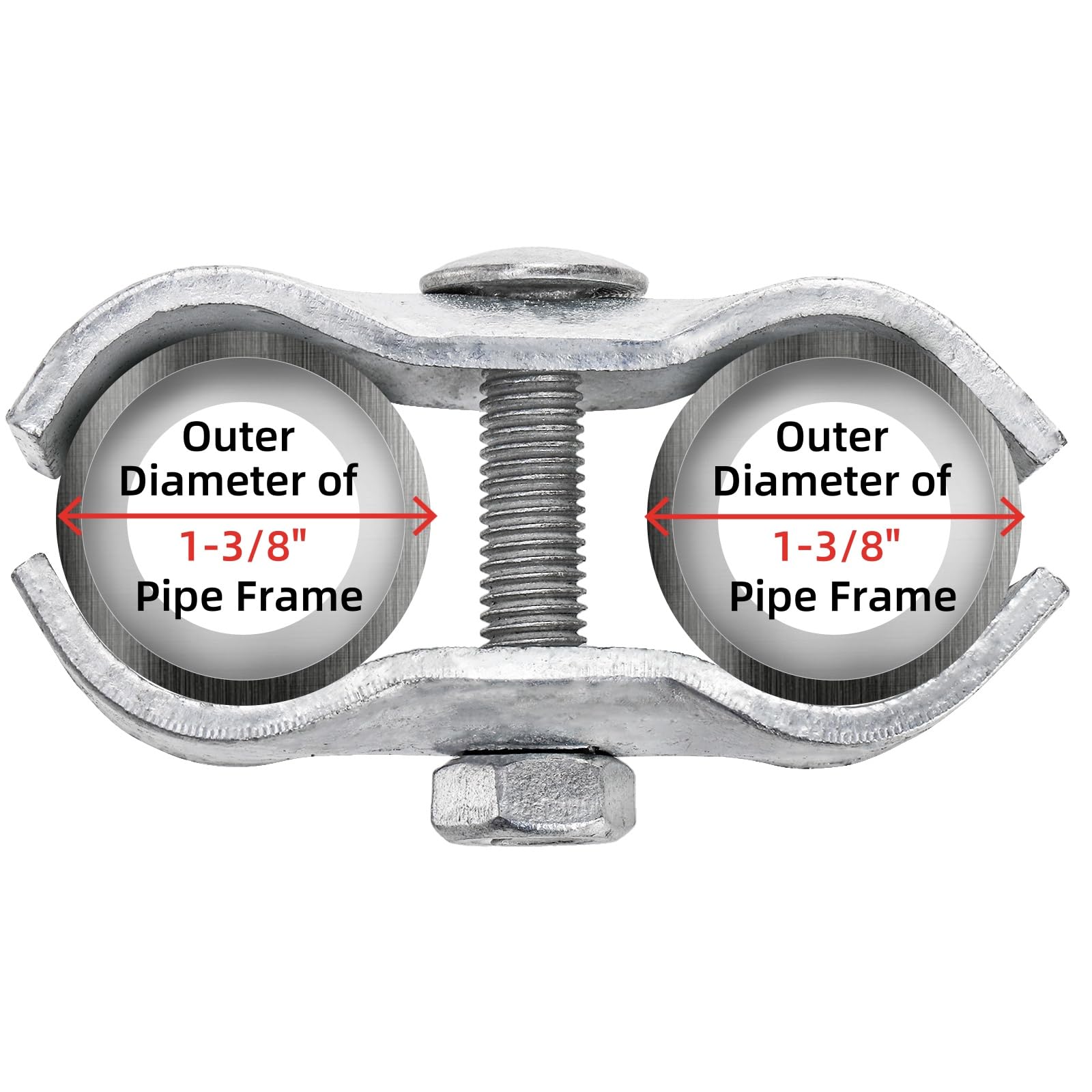 WRINGKIT easy-install fence hardware ready to attach by hand or hammer.
