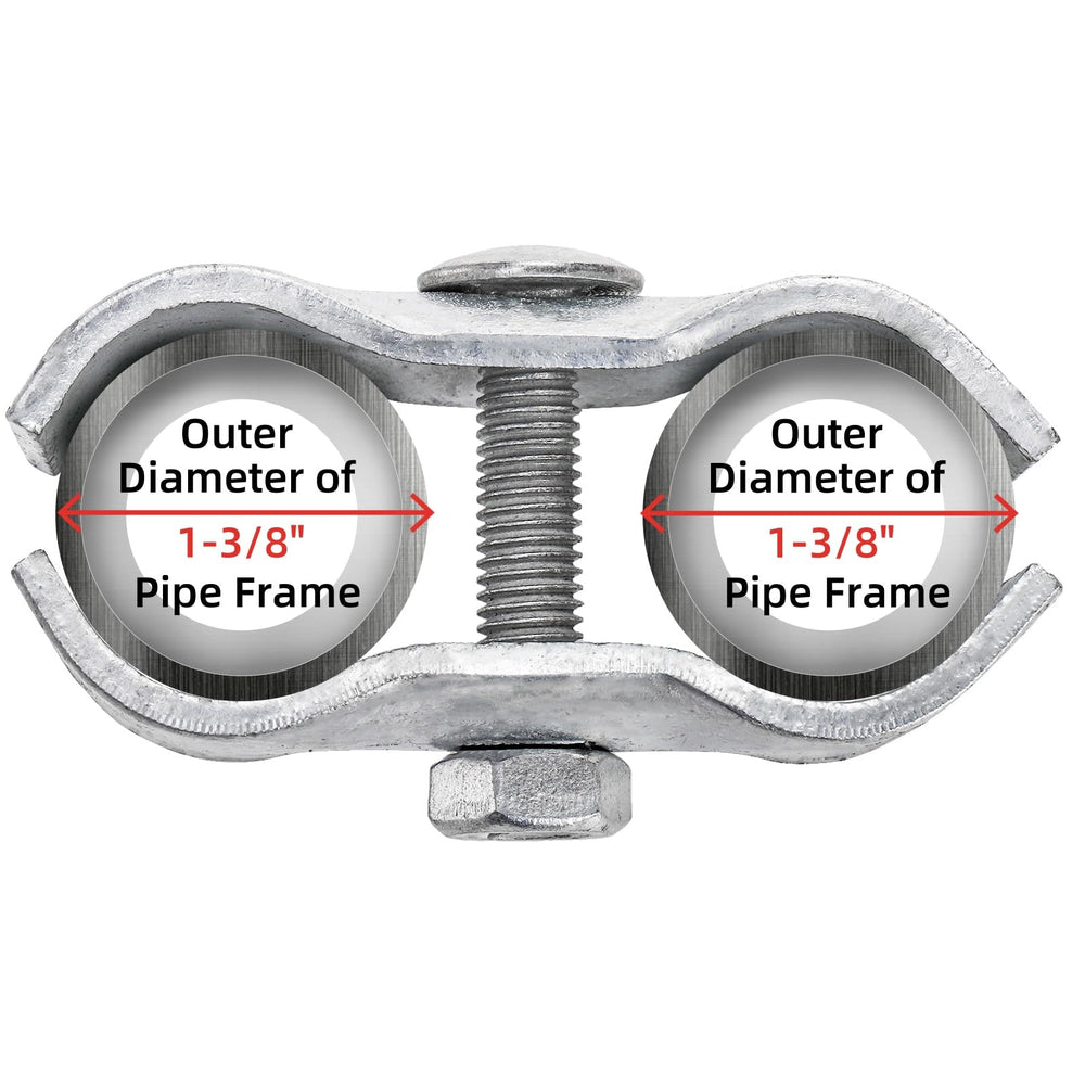WRINGKIT easy-install fence hardware ready to attach by hand or hammer.