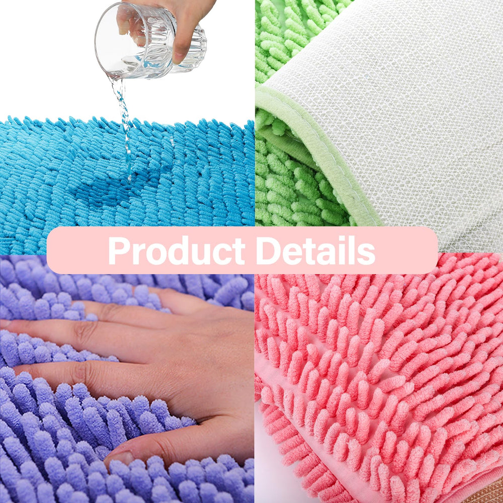 WRINGKIT Non-slip backing keeps mats stable on cage bottoms during activity.