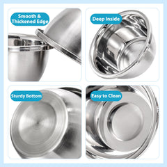 WRINGKIT rust-resistant stainless steel bowl balances durability and safety