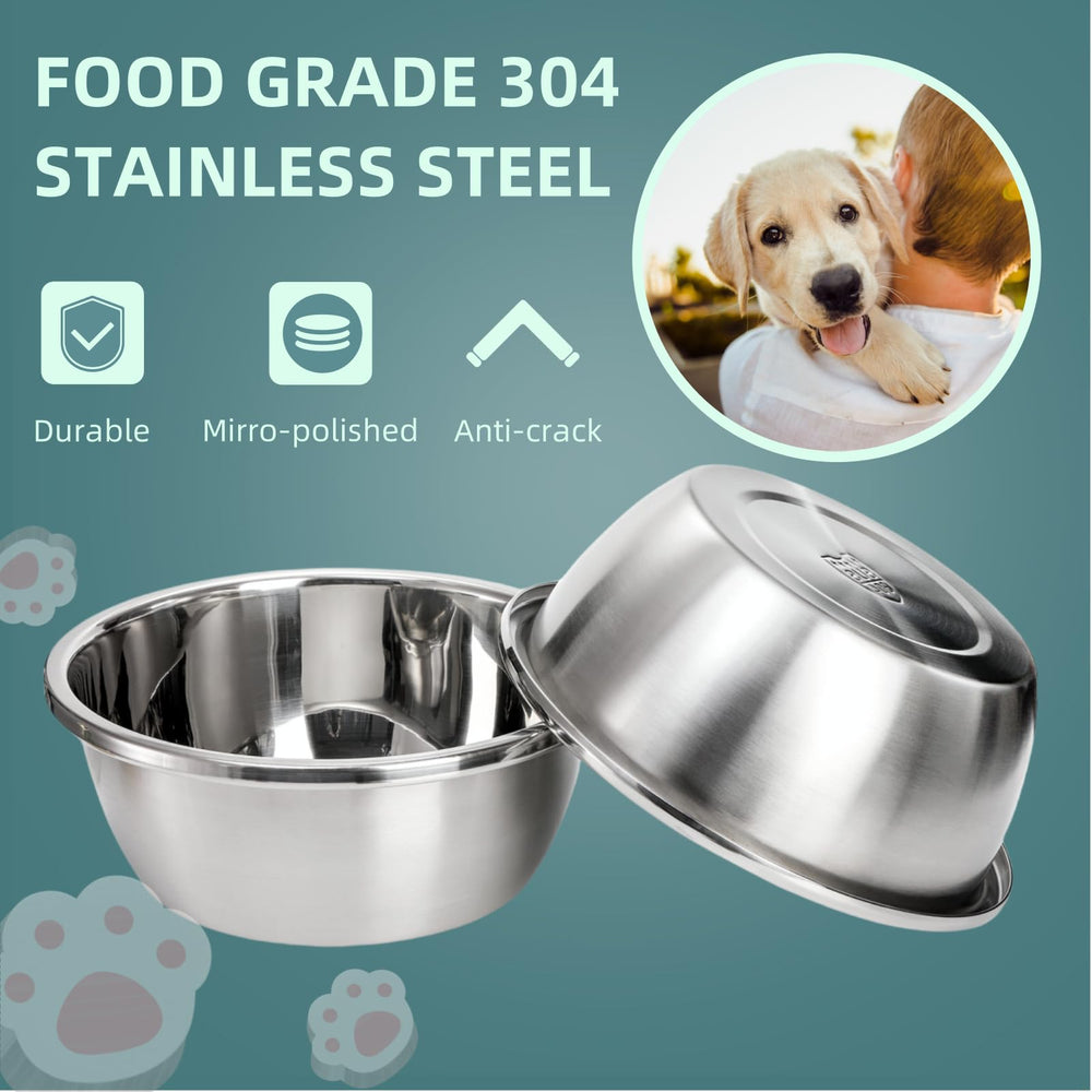 WRINGKIT two-pack bowls for food and water for flexible feeding