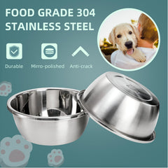 WRINGKIT two-pack bowls for food and water for flexible feeding