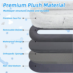 WROS non-slip base keeps the bed stable.