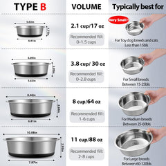 WROSWT anti-rust stainless steel bowls keep meals hygienic and durable.