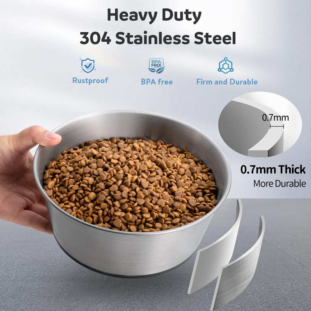 WROSWT anti-slip base close-up highlights slip-free feeding and floor protection