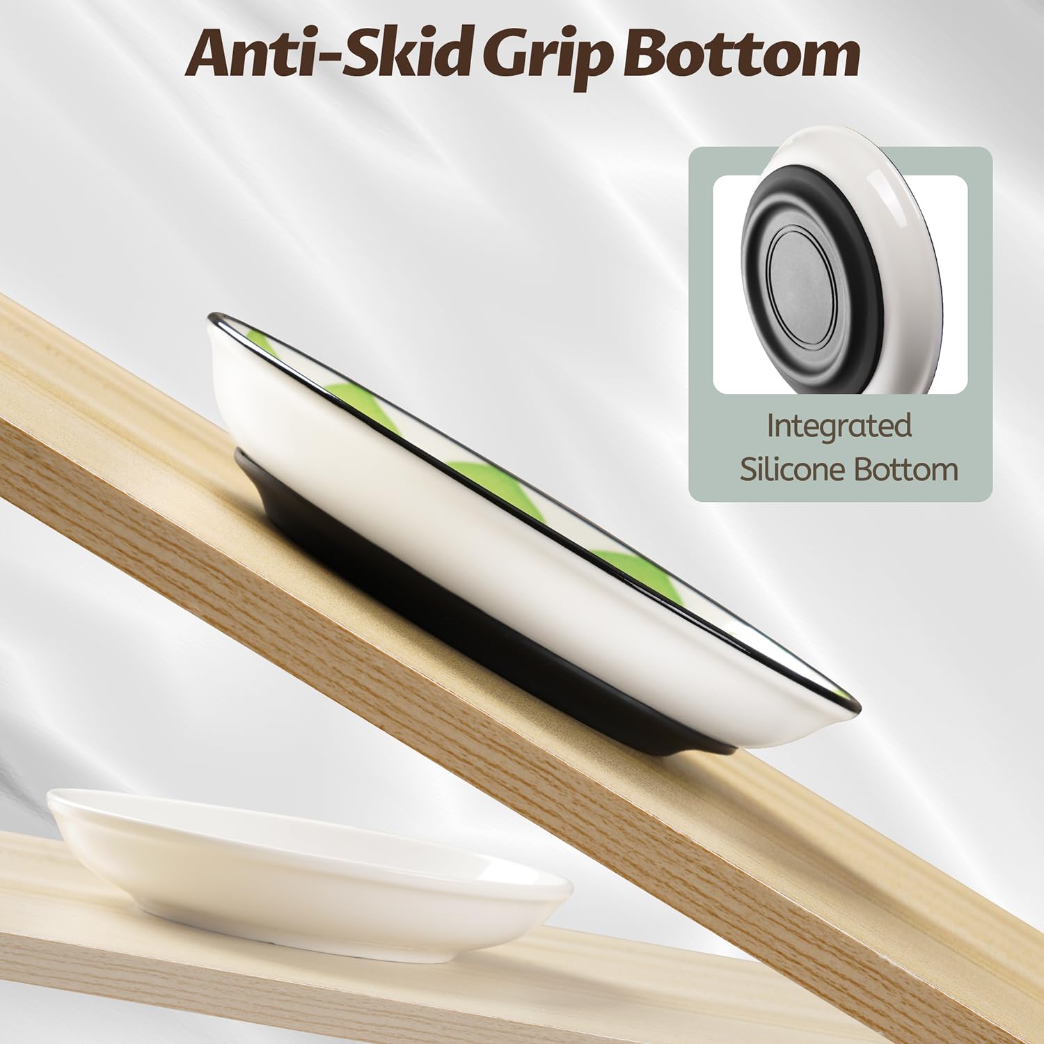 WROSWT shallow wide cat bowl ideal for whisker-friendly dining and easy eating.