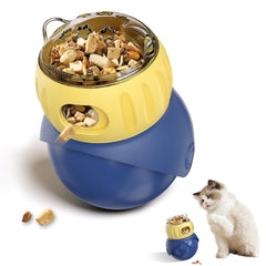 WRSION cat puzzle feeder wobble-base engages indoor cats with interactive play