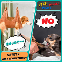 WSCXSC dog grooming harness coffee secure restraint for grooming