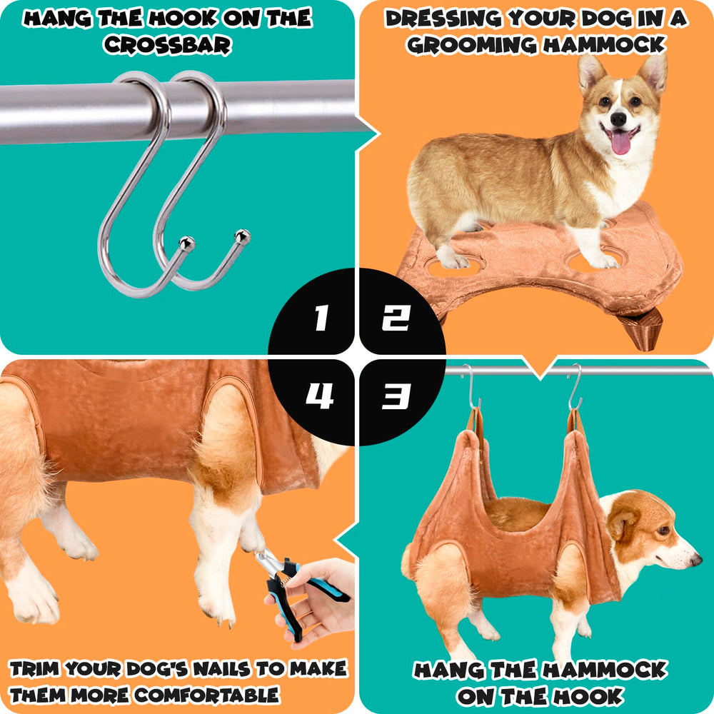 WSCXSC dog nail clippers coffee ergonomic grip for home grooming