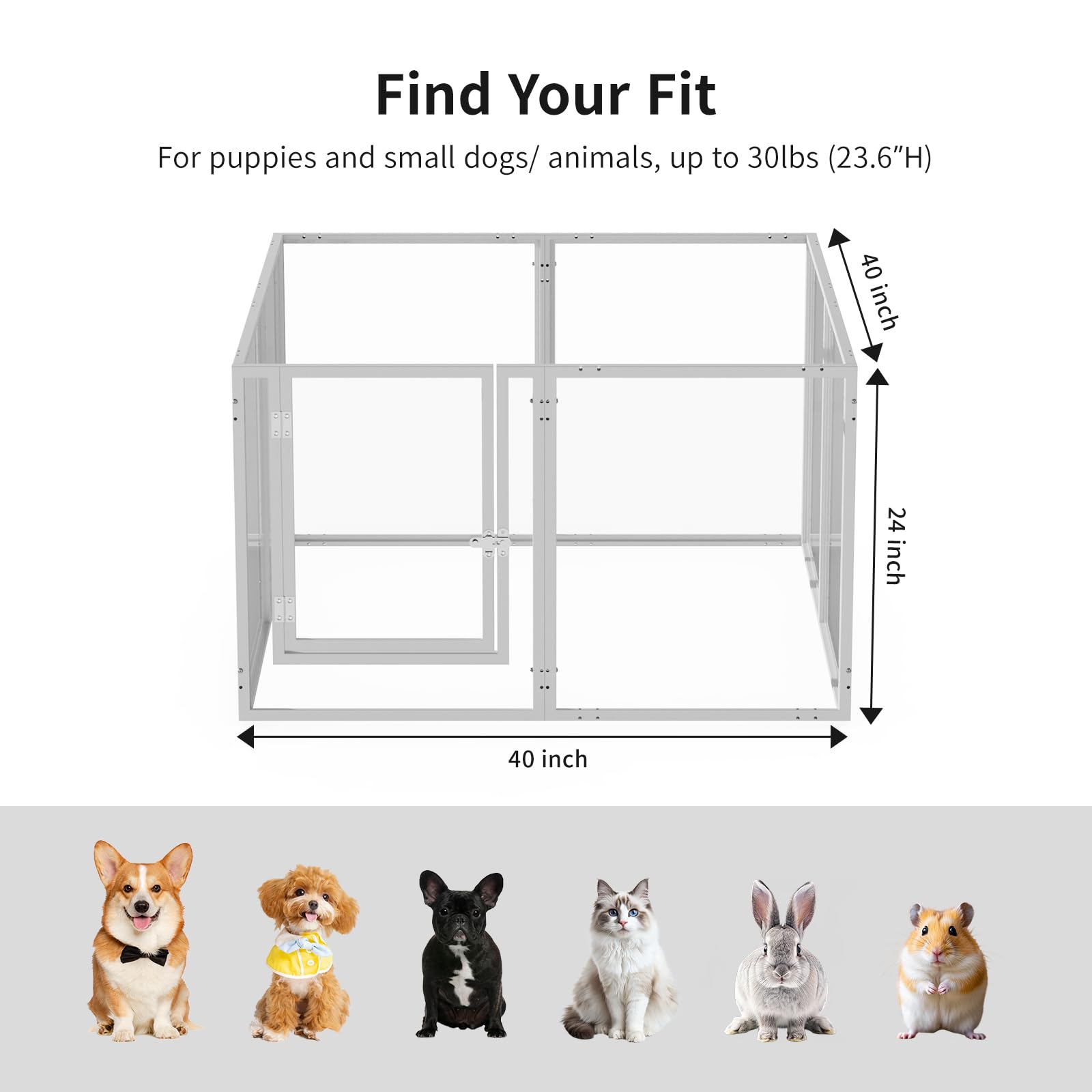 WSHPY playpen easily assembles in under a minute for quick setup.