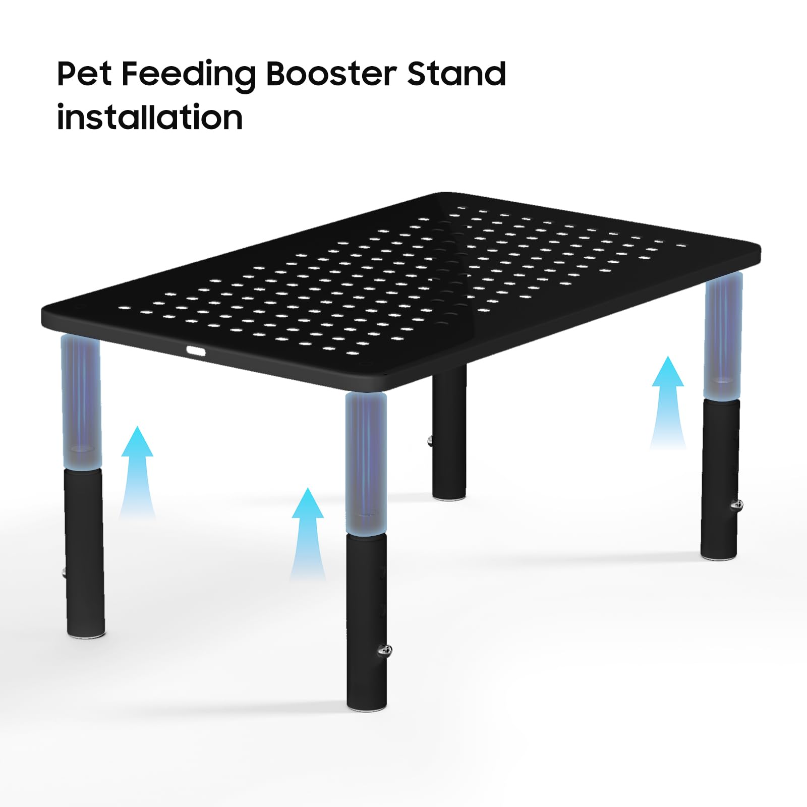 WSOWX elevated design keeps bowls cleaner and away from debris.