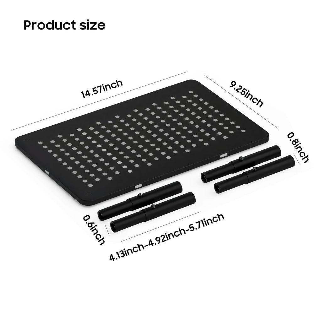 WSOWX adjustable feeder stand shows three height settings for growing pets.