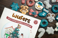 WUFERS Decorated cookies image, festive shapes for playful dog treat time