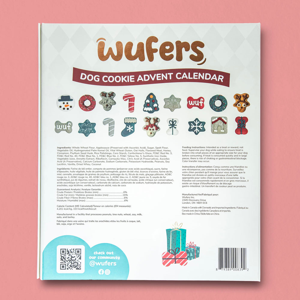 WUFERS Holiday gift display on counter, ideal for photos and unboxings