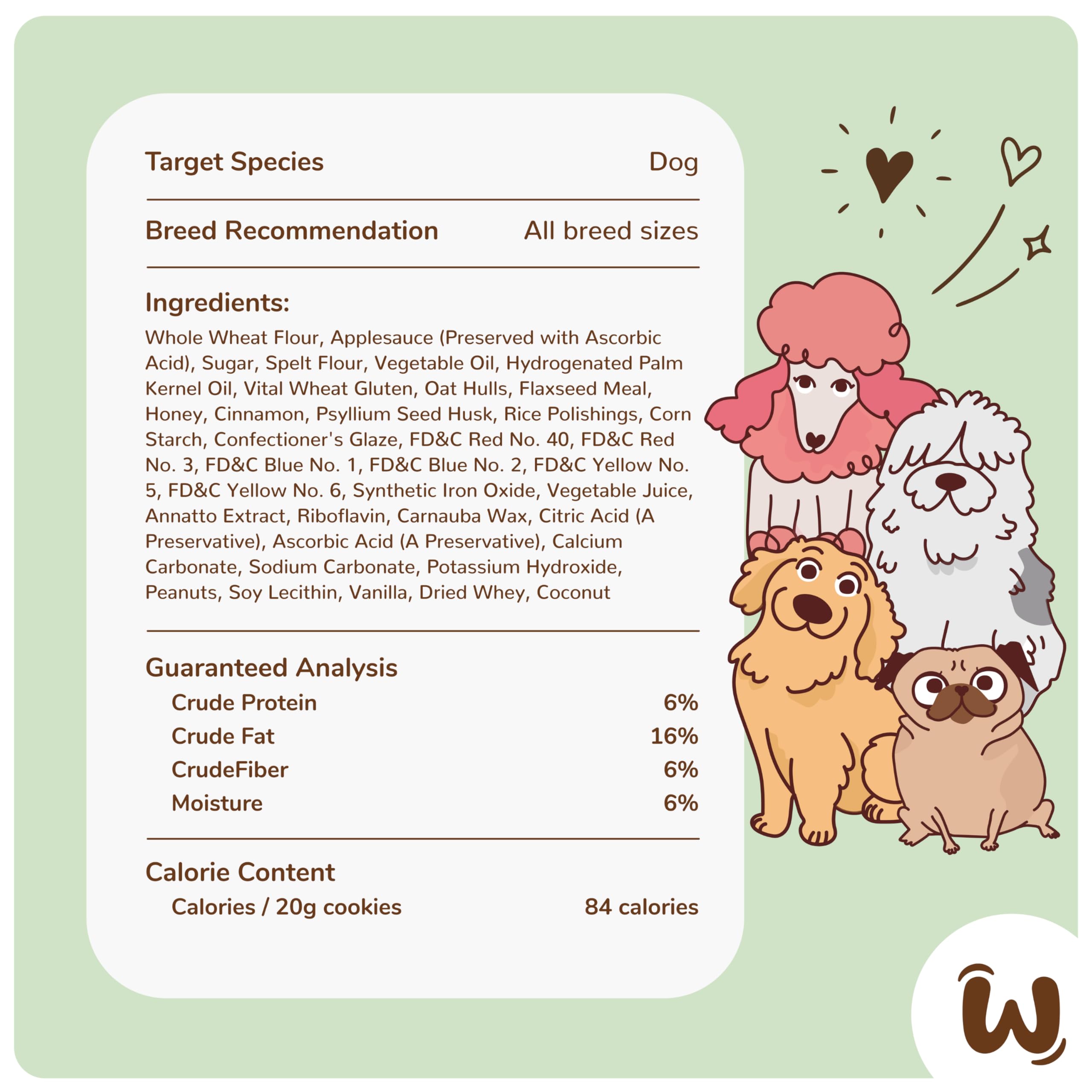 WÜFERS Pawliday North America-sourced ingredients close-up highlights human-grade quality.