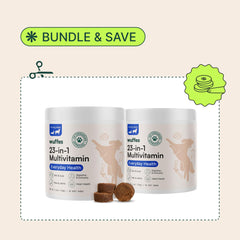 Wuffes 23in1 science-backed ingredients for balanced daily nutrition.