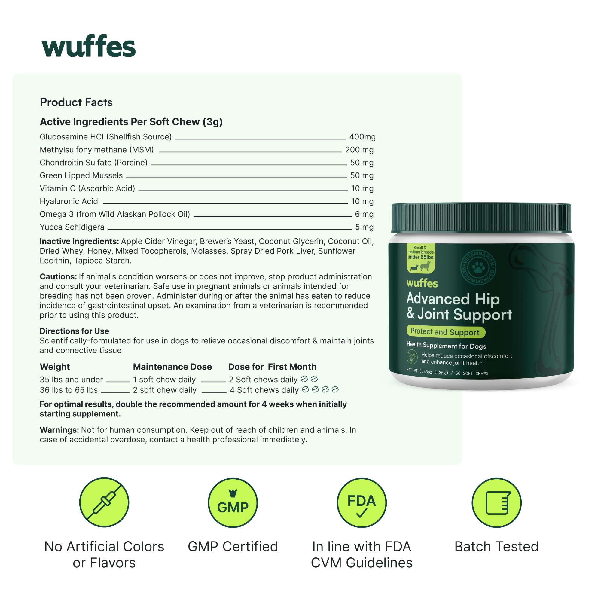 Wuffes-dog-skin-coat-health-photo: Image illustrating skin and coat wellness with key nutrients.