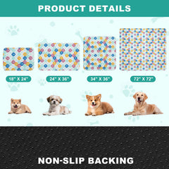 WUFFLYDRY anti-scratch fabric pad dries quickly after washing.