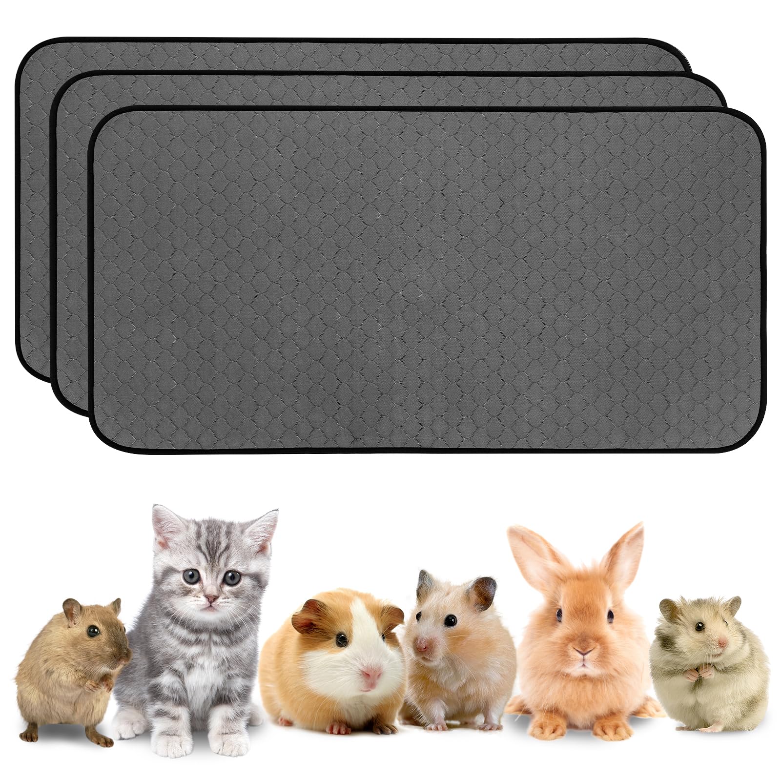 WUFFLYDRY guinea pig liners pack shows durable seams for long-lasting use.