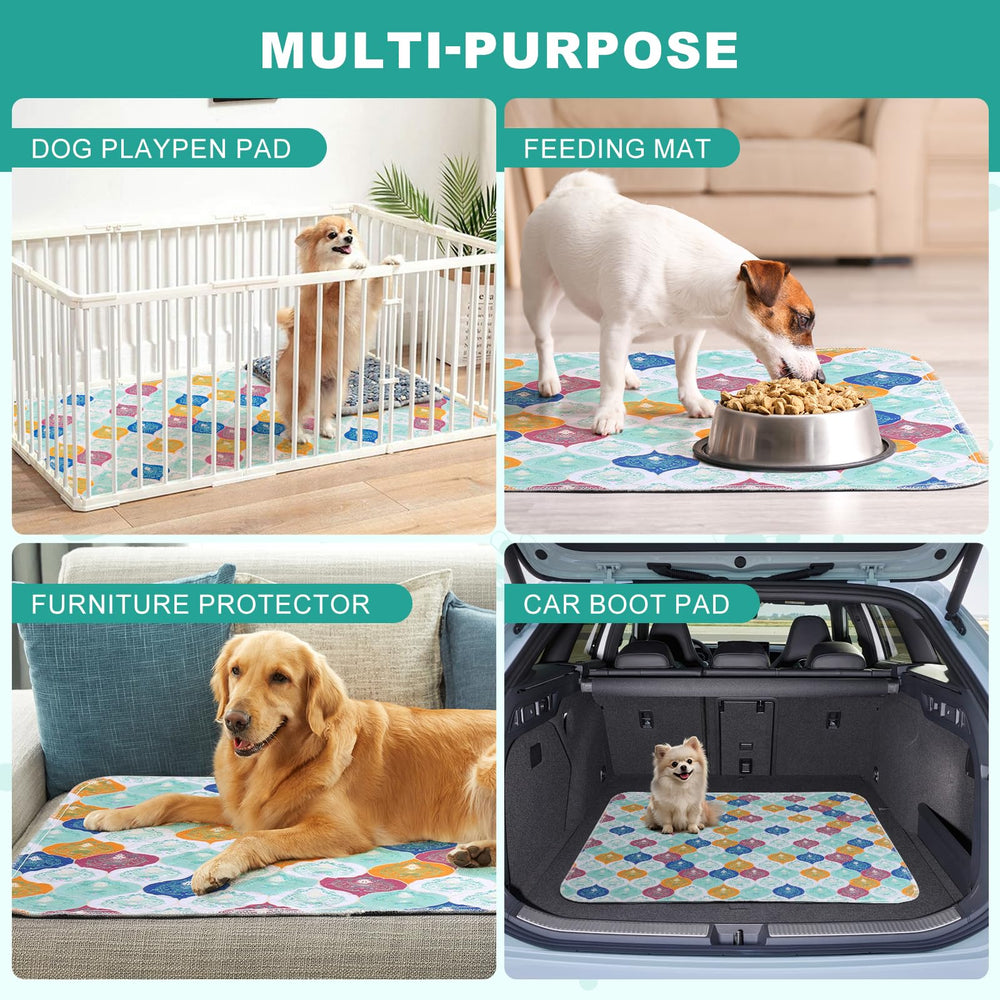 WUFFLYDRY two-pack provides versatile crate liner and bed protector benefits.
