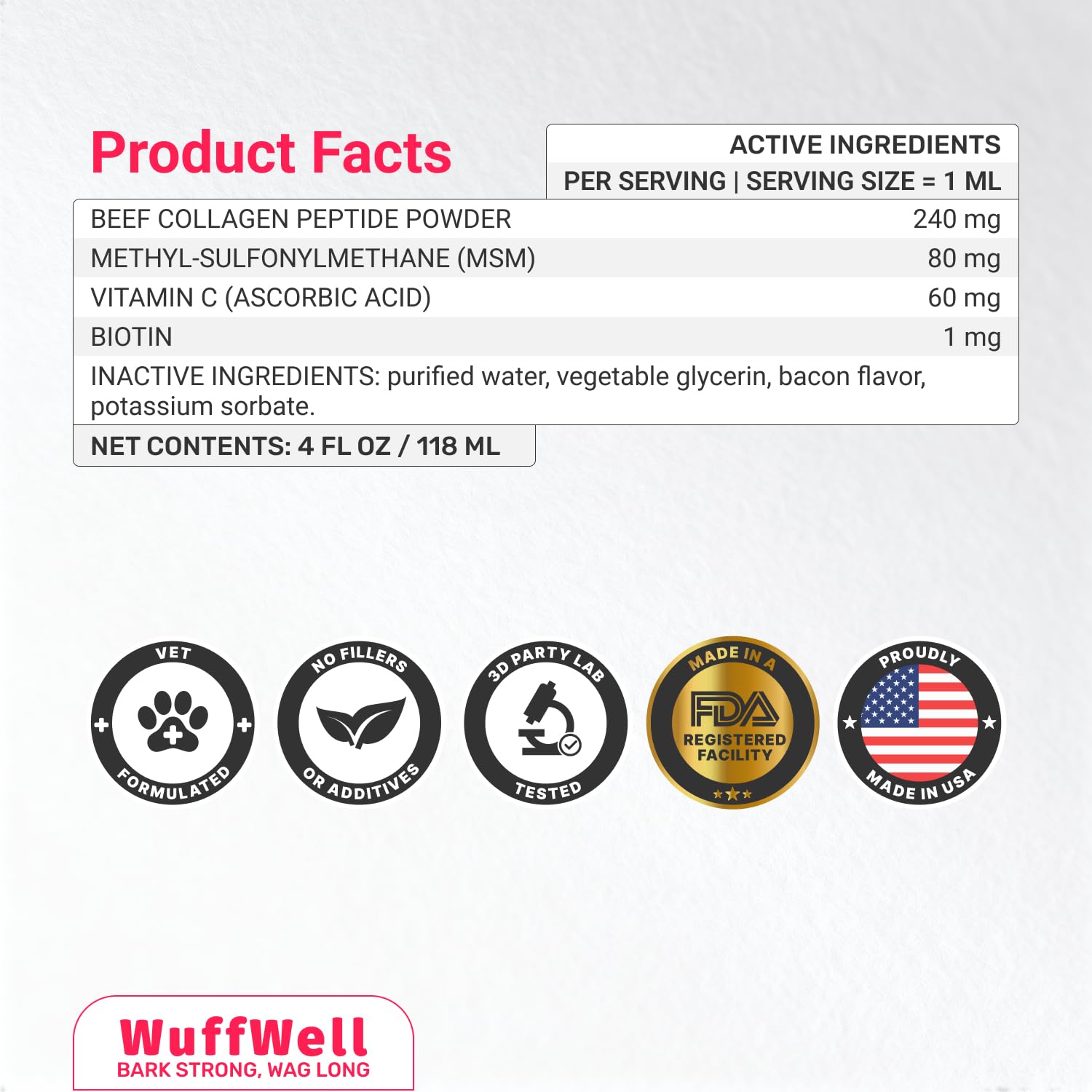 WuffWell daily-use-drops offer easy integration into meals and walks