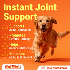 WuffWell dog dosing dropper highlights precise servings for all sizes.