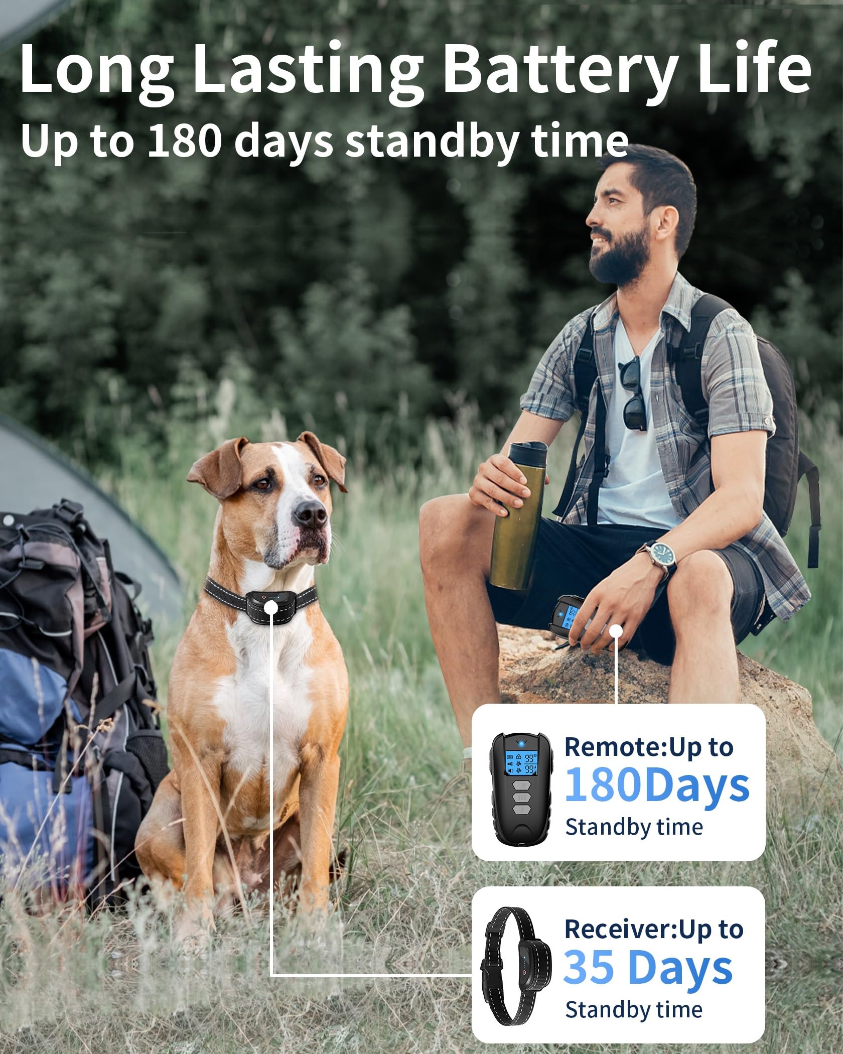 WUJ flashlight feature helps night training and visibility.